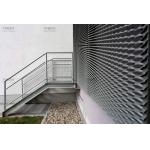 Akzonobel Pvdf Aluminum Expanded Metal Sheet Wall Cladding Facades