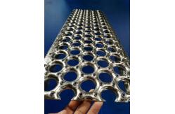 China Hot Dip Galvanized 5 Holes Round Channel Perf O Grip Grating 300mm Width supplier