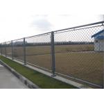 Steel 10 Ft Chain Link Fence Gate Assembled Sustainable Chain Link Security Fence for sale