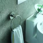 Circular Polished Bathroom Towel Rings Towel Holder Stainless Steel For Kitchen Toilet for sale