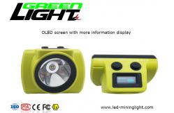 China OLED Screen 6.8Ah 232lum Waterproof Coal Mining Lights 13000lux supplier