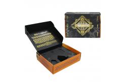 China Custom Embossed Perfume Flower Mailer Shipping Box Recyclable Material Structure supplier