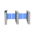 DC24V BLDC IP44 RFID Pedestrian Control Gate Acrylic Arm Bidirectional Turnstile Gate for sale
