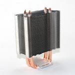 Custom Copper Pipe Heatsink With 0.4mm Aluminum Fin Thickness for sale