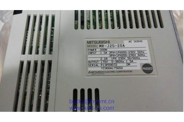 Panasonic Driver MR-J2S-20A Motor Servo Drive Mitsubishi