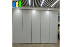 China 500 Width Sound Proof Partitions Folding MDF Partition Moving Wall With Aluminum Frame supplier