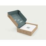 Kraft Paper Mailer Shipping Box ISO9001 Custom Printed Gift Box for sale