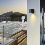 20 Lumens Solar Powered Wall Sconce Lighting Fixture For Outdoor Use for sale