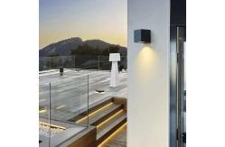 China 20 Lumens Solar Powered Wall Sconce Lighting Fixture For Outdoor Use supplier