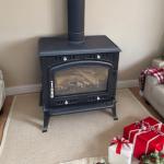 Assembly Required Outdoor Wood Fire Pit Manual Ignition Cast Iron Construction