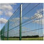 Green Pvc Coated Welded Wire Mesh Panels For Courtyard / Sports Field