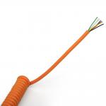 Copper Conductor PVC Sheath Flame Retardant Extension Lead Spiral Curly Spring Power Cable for sale