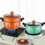 8l Large Capacity Iron Micro Pressure Cooking Pot  Maifan Stone Non Stick Coating for sale