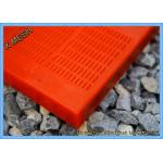 Orange Polyurethane Self Cleaning Screen Mesh High Wear Resistance For Metallurgy