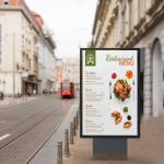 55 Inch 3000nits Outdoor Digital Menu Boards Drive Thru For Restaurants Full HD Monitor IP65 series maintenance-free for sale