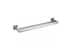 China OEM Chrome 24 Inch Towel Bar Square SUS304 Heavy Double Bar Towel Rack supplier