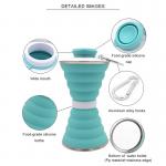 500Ml Silicone Expandable And Foldable Drinking Water Bottle