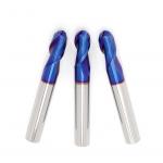 2-Blade Tungsten Steel Ball End Milling Cutter Nano-Coated Carbide Cutting Tool for sale