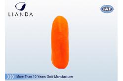 China Orange Travel Neck Pillow Embroidery Memory Foam For Car Flight supplier