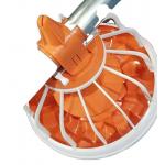 Stainless Pan Feeding System For Broiler Feed Pan Orange And White for sale