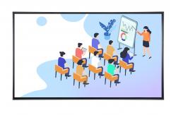 China Android 8 OS Lcd Interactive Whiteboard RS232 Wifi Smart Board supplier