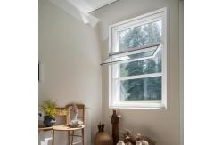 China Buildings Aluminium Top Hung Window Frame Glass Heat Insulation supplier