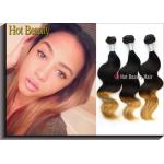 Body Wave Colored Human Hair Extensions , Soft Original 5A Peruvian Hair for sale