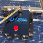 Dry Cleaning/Washing Solar Panels Cleaning Robot Rubber Track for sale