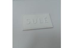 China BV Approved Silicone 3D Embossed Custom Sew On Logo Patches PVC Badge supplier