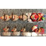 ATBC-PVC Christmas Bath Duck Toys Set / Reindeer Rubber Duck With 3 Baby for sale