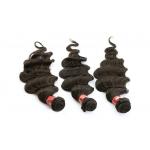 16 inch Natural Human Hair Extensions Weave Virgin Peruvian Deep Wave Hair for sale