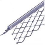 Construction Expanded Metal Sheet / Steel Angle Bead 2m Length 0.3mm Thickness for sale