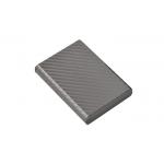 Carbon Fibre Metal Leather Credit Card Wallet Holder Rectangle Souvenir Gift for sale
