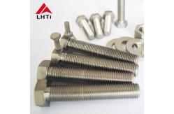 China Gr2 Gr5 Titanium Bolts Nuts , M8 M10 M12 Anodizing Titanium Hex Head Bolts supplier