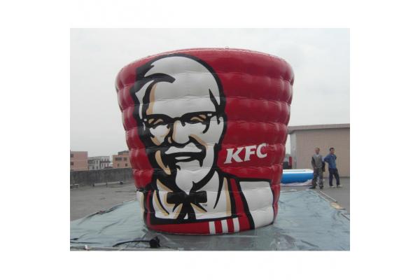 inflatable advertising model kfc bucket replica