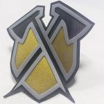 3d Raised Effect Brand Logo Silicone Heat Transfer Clothing Label For T - Shirt for sale