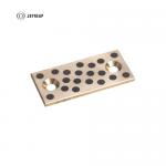 5mm Graphite Plugged Bronze Wear Plate Oilless Wear Plate Self Lubrication
