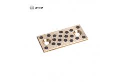 China 5mm Graphite Plugged Bronze Wear Plate Oilless Wear Plate Self Lubrication supplier