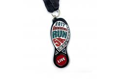 China Specialty Soft Enamel Shining Glitter Medal with Ribbon supplier