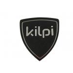 Metallic Embossed Silicone Rubber Fabric Patch Custom Logo Eco - Friendly