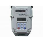 Aluminum Body Prepaid Gas Meter STS Keypad Domestic LPG Silicone Button Pulse Output for sale