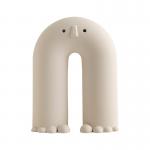 China Sculptural Ceramic Face Vase for Minimalist Interiors for sale