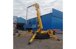 China Used Remote Control Hydraulic Crawler Spider Crane Fly Jib Bucket 3ton 10ton supplier