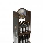 Metal Store Pop Pos Display Stand With Painting Varnishing Surface Treatment for sale