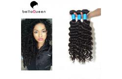 China Full Cuticle Grade 7a  Dyeable Peruvian Virgin Hair Ripple Deep Wave Braiding supplier