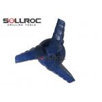 3 Three Four Blades Wings Step Drag Bits , Deep Rock Well Drilling Bits