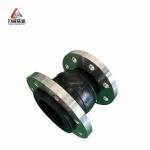 NR Flexible Reducing Rubber Connector With Ductile Iron Flange Material for sale