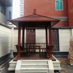 Waterproof Chinese Style Outdoor Garden Pavilion Composite Wood Wpc for sale
