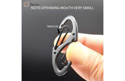 China OEM ODM Double Snap Spring Clip Metal Accessories S Hook Carabiner supplier