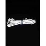 1cm Polyester Silver Reflective Piping With Cotton Rope Sew On Strip